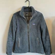 Blue Sherpa Full Zip Jacket