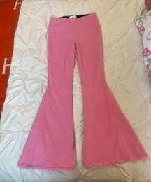 Pink Flare Jeans 