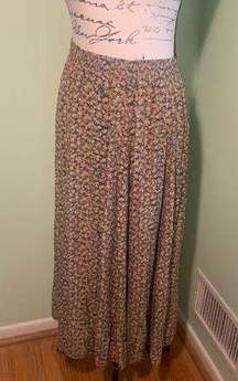 Rexx Vintage Cottage Core Midi Floral Skirt