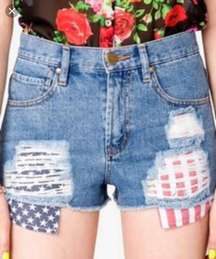 American Flag Shorts