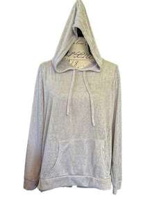 Weatherproof Vintage Gray High-Lo Hoodie Large