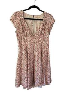 Denim & Supply Ralph Lauren Lightweight Floral Cottage Core Dress w/ cut out
