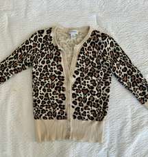 Leopard Print Cardigan