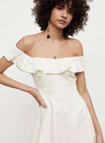 White Off The Shoulder Dress