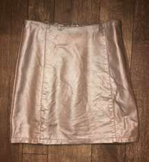 Gold Miniskirt