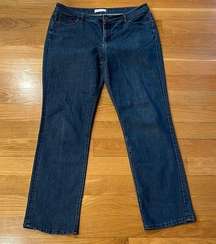 LOFT women’s curvy straight jeans 32/14.