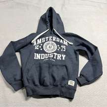 Womens Total Dutch Amsterdam Industry Est 1275 Blue Sweatshirt Hoodie Size Small
