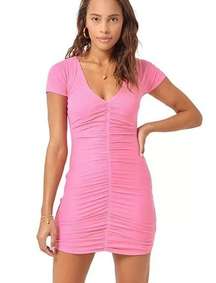 L*Space Women's  Lani Dress in Guava Pink Size XS NWT