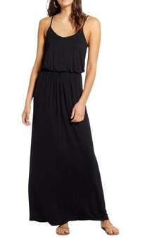 Socialite Black Strappy Maxi Dress