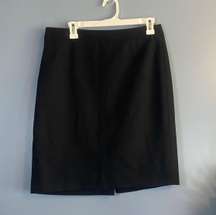 Factory The Pencil Skirt Black Wool Blend Knee Length Skirt