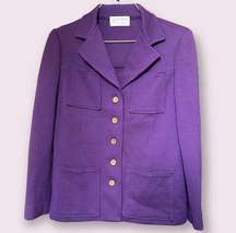 VINTAGE Kimberly Purple Blazer Coat