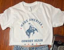 Make America Cowboy Again Crop Top