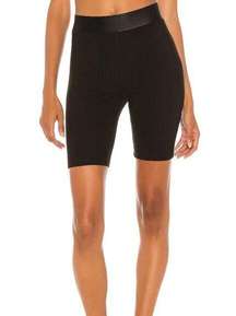 The Range Division Rib Bike Short Black MEDIUM Ribbed Slinky Silky