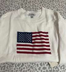 American Flag Sweater