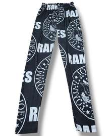 Ramones Pants Size Small W21"xL29.5" Ramones 1-2-3-4 Leggings Punk Rock 