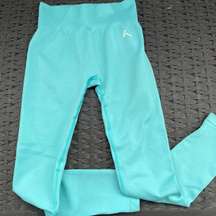 Oner Active Lagoon Marl Aqua Classic Seamless Leggings