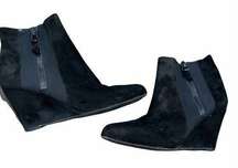 Via Spiga black suede leather booties, 7M