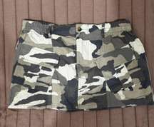 Camo Lightweight Mini Skirt