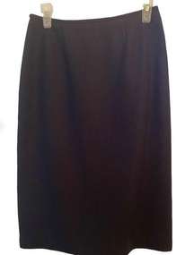 Kasper Classic Black Pencil Skirt Size 4p