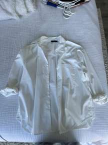 White Button Up/Beach Cover Up