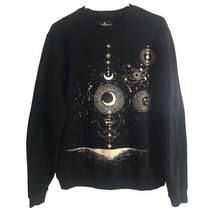 Blind Rooster Black Gold Crewneck Sweatshirt Celestial Moon
Women’s Medium