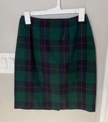 Plaid Skirt 