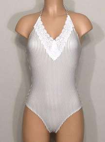 Lauren Conrad lace trim swimsuit. NWOT