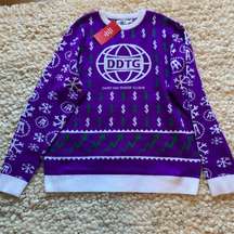 Bar Stool Sports Davey Day Trader Global Christmas Sweater
