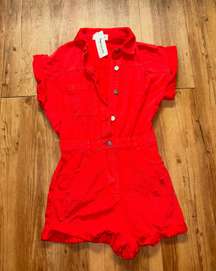 Red Demon Romper