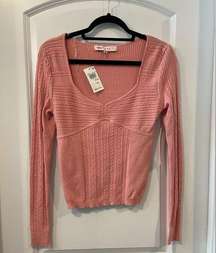 Peachy/pink sweater NWT sold at Macys