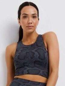 Anthropologie Allfenix Black Oversized Sports Bra Women's Xtra-Small