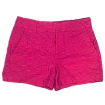 Hot Pink Chino Style Eyelet Shorts Size 4 Preppy Barbiecore