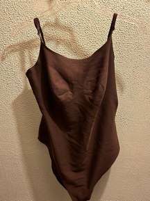 Gilly hicks brown bodysuit