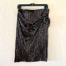 Bold Elements Wrap Sequins skirt Size Large