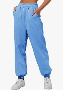 Blue sweatpants