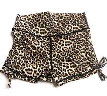 Brilliant Double Scrunchy Hustle Shorts Leopard