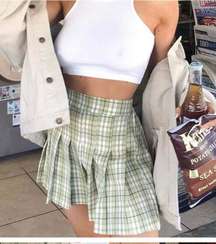 Plaid Mini Skirt