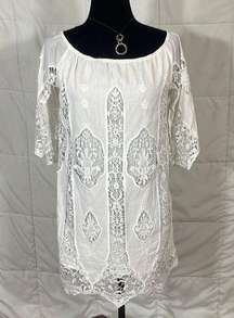 White Boho Style Dress by