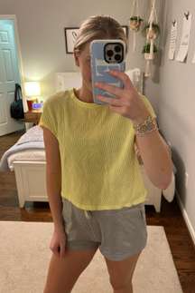 neon yellow shirt!