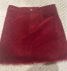 Velvet Tight Fit Skirt