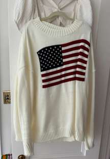 American Flag Sweater