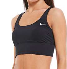 NWT  Swim Black Padded Swim Top Small