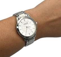 Coach Silver Signature Watch