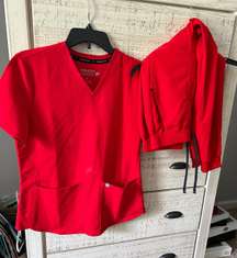 Red  Scrubs