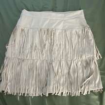 Francesca’s Fringed Skirt