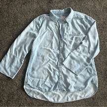 chico’s denim shirt size 1