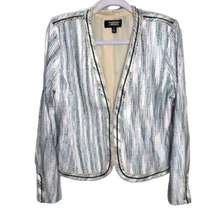 NWOT Greylin by Anthropologie Women’s Blazer Fringe Top Jacket Size L