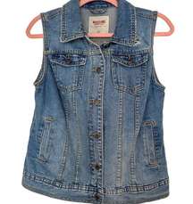 Mossimo Denim Vest Medium Jean Vests