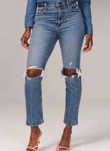 Ankle Straight Ultra High Rise Jeans Size 00/24