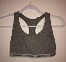 Grey Sports Bra